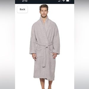 Unisex barefoot dreams long cozy chic robe size 1